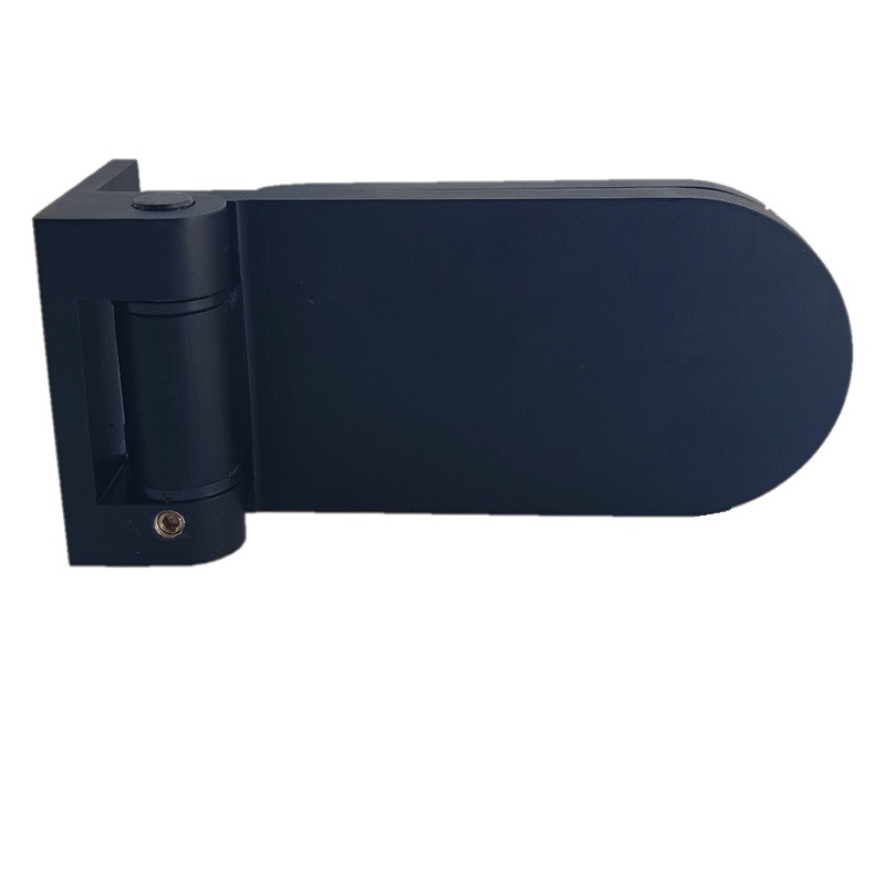 EWH-204 Петля радіусна для скляних дверей чорного кольору, фото 1