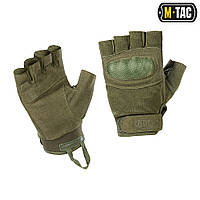 Тактические беспалые перчатки M-Tac Assault Tactical Mk.3 Olive штурмовые беспалые военные перчатки M-Tac M