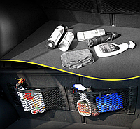 Сетка карман в багажник автомобиля на липучках 25*50 см, Athand