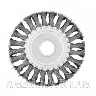 Щітка кільцева 150x22,2 мм (пучки крученого дроту) INTERTOOL BT-7150