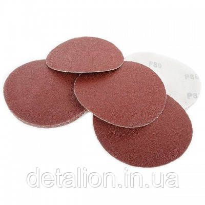 Круг наждачний самоклейний 125 мм, папір клас С, щільність 120 г/м2, К600, пак. 10 ед. INTERTOOL BT-0560, фото 1