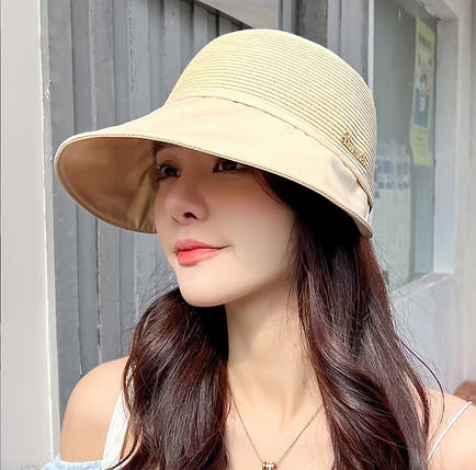 Панама Капелюх 55-58 см Бежевий, фото 1