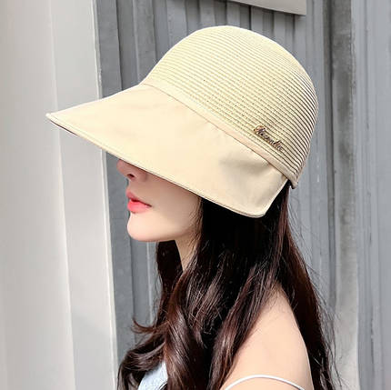 Панама Капелюх 55-58 см Бежевий, фото 2