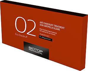 BIOTOP 02 Ампули проти лупи Eco Dandruff 6x11 мл