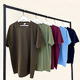 Базові оверсайз футболки Fruit of the loom Valueweight 33 кольори однотонні 100% бавовна, фото 4
