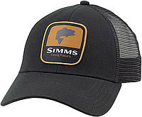 Кепка Simms Bass Patch Trucker Black,12212-001-00