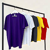 Базові оверсайз футболки Fruit of the loom Valueweight 33 кольори однотонні 100% бавовна, фото 6