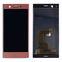 Дисплей для Sony Xperia XZ1 Compact G8441 SO-02K + тачскрин розовый оригинал Китай