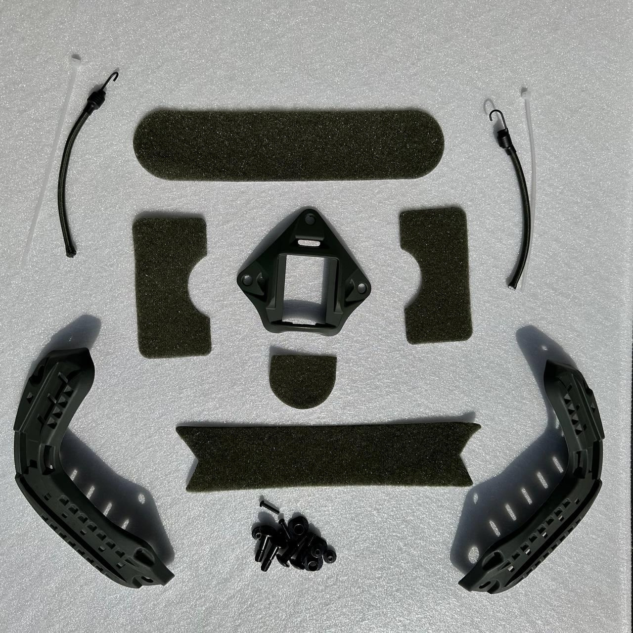 Комплектующие аксессуары и запчасти для шлема набор обвеса для тактического шлема Fast Mich + NVG платформа - фото 10 - id-p1831784635