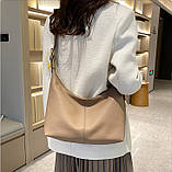 Жіноча сумка на плече м'яка шкіра, фото 3