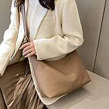 Жіноча сумка на плече м'яка шкіра, фото 8