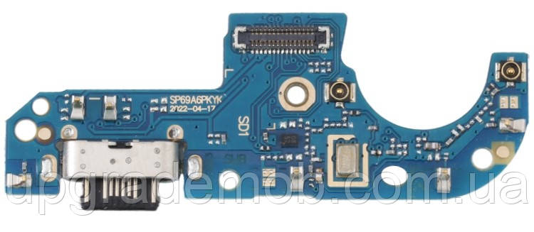 Шлейф Motorola XT2233-2 Moto G42 з роз'ємом заряджання з мікрофоном плата заряджання, фото 1