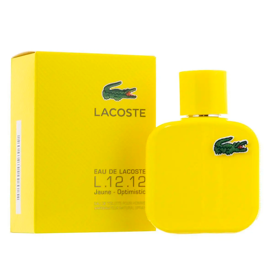 Парфуми Lacoste Lacoste L.12.12 Yellow (Jaune) Туалетна вода 100 ml (Парфуми Чоловічі Лакост Жовтий)