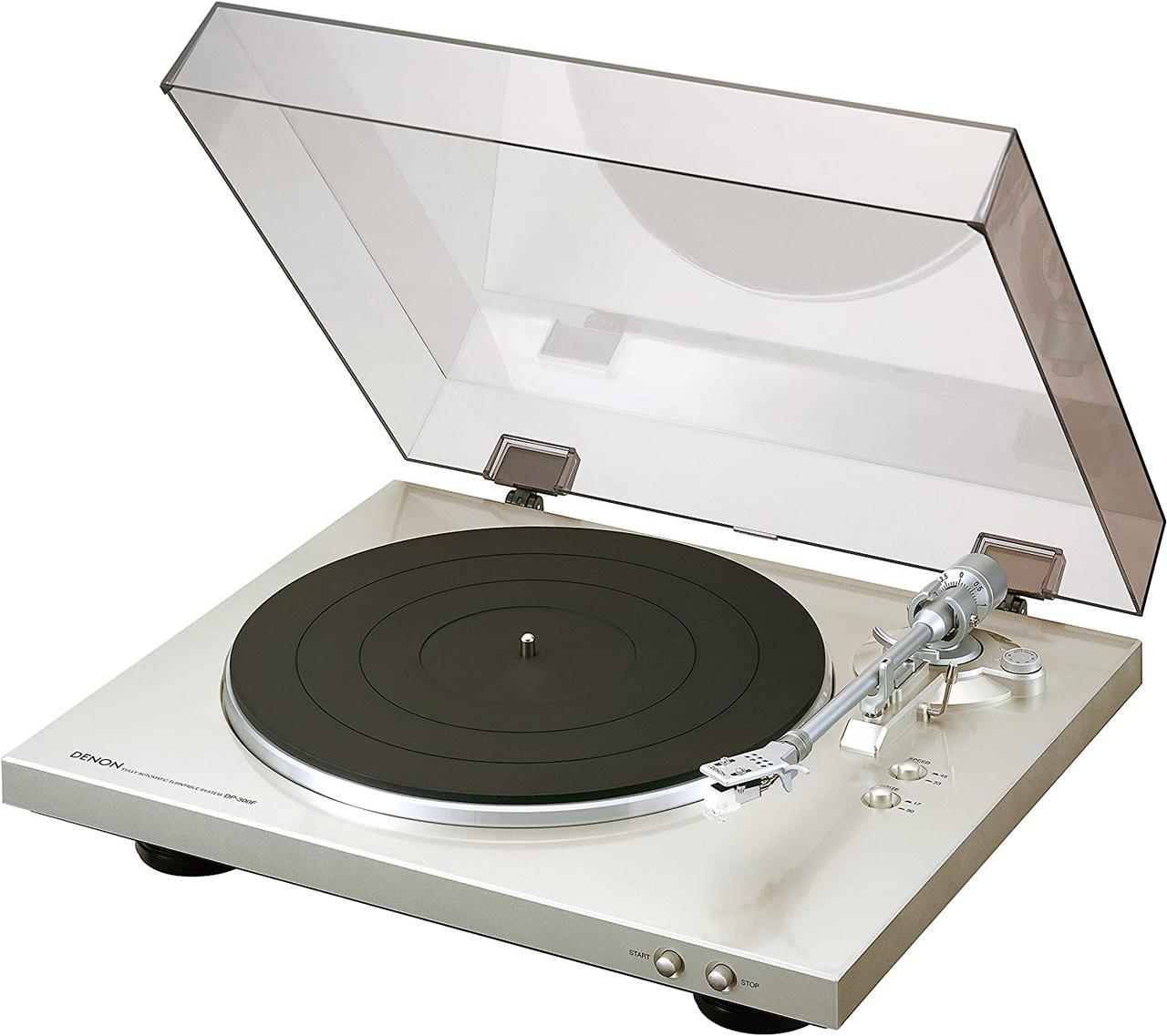 Програвач вінілових дисків Denon DP-300F Silver, фото 1