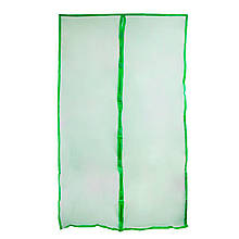 Антимоскітна сітка на магнітах Зелена 100х210 см, москітна сітка на дверях від мух — штора на магнітах (ST)