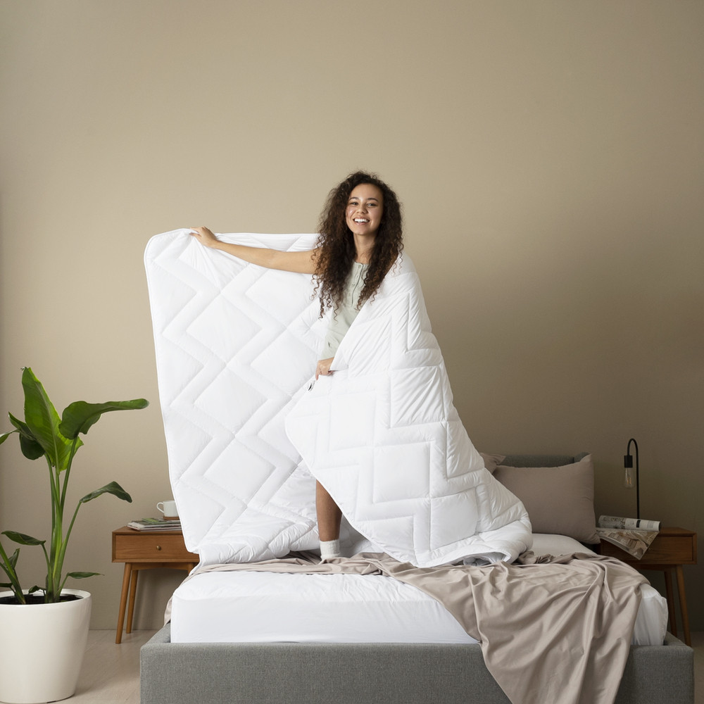 Ковдра NORDIC COMFORT літня ТМ IDEIA 155х210 см біла