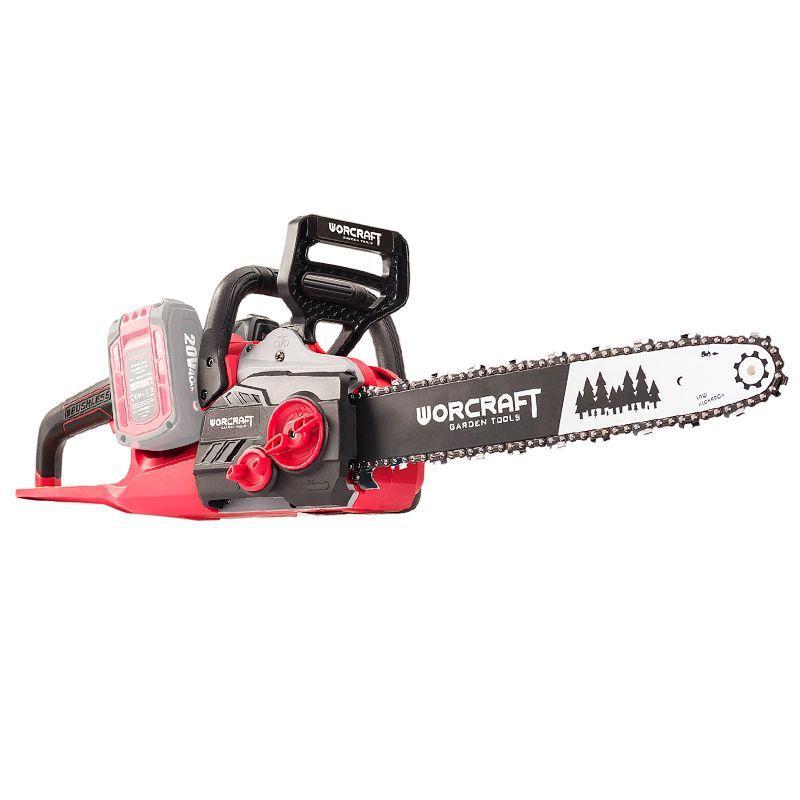 Акумуляторна безщіткова пилка ланцюгова  Без акумулятора і зарядки Worcraft CGC-S40LiBA, фото 1