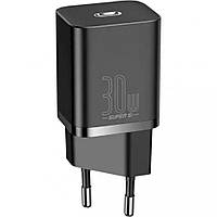 МЗП CCSUP-J01 - Baseus Super Si quick charger IC 30W EU Черный