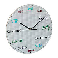 Настенные часы с математическими формулами