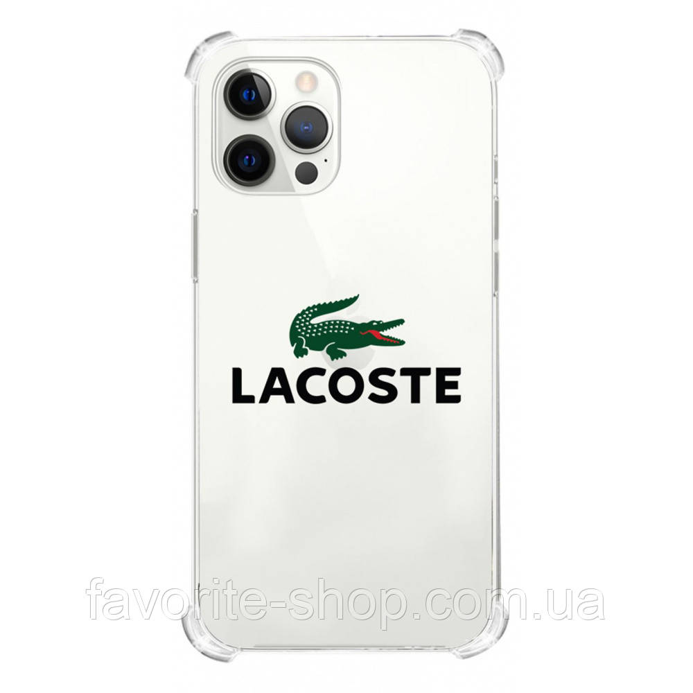 Чохол Brand Logos Clear Case (N) IPhone 13 Pro Lacoste — Купить