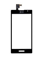 Touchscreen (сенсор) для LG P760 / P765 / P768 Optimus L9 с рамкой черный