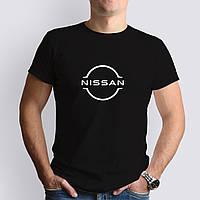 Футболка с маркой авто NEW Nissan / Ниссан, черная