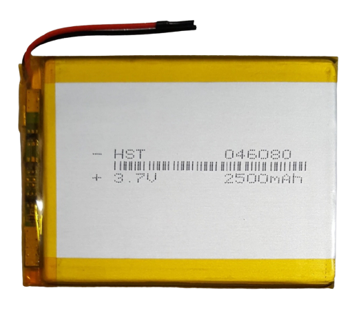 Батарея HST 046080 + 3.7V Li-ion 2500mAh - фото 1 - id-p1816572073