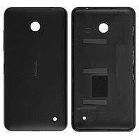 Задняя часть корпуса для Nokia 630 Lumia Dual Sim / 635 Lumia черная с боковыми кнопками