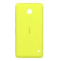 Задняя часть корпуса для Nokia 630 Lumia Dual Sim / 635 Lumia желтая с боковыми кнопками