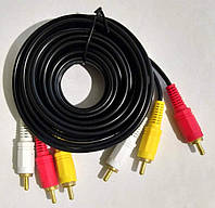 Cable (Кабель) 3RCA-3RCA 3м.