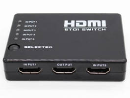 Комутатор HDMI/5HDMI чорний