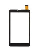 Touchscreen (сенсор) для планшет 184х104 шлейф слева сверху ZYD070-237-V1 черный