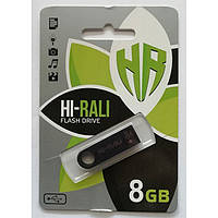 Флеш-накопитель (Usb) "Hi-Rali" 8Gb Black