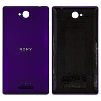 Задня частина корпусу Sony Xperia C2305 Violet