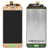 Дисплей (модуль) для Samsung G570 Galaxy On5 (2016), G570F/DS Galaxy J5 Prime Ориг золотий