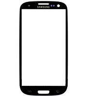 Стекло дисплея (Lens) для Samsung i9300 черное