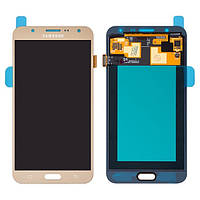 Дисплей (модуль) для Samsung J700F / DS Galaxy J7, J700H / DS Galaxy J7, J700M / DS Galaxy J7 AMOLED золотой