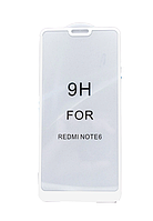 Стекло защитное для Xiaomi Redmi Note 6 5D WHITE