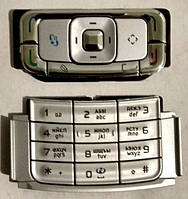 Клавиатура для мобильного телефона Nokia N95 Silver