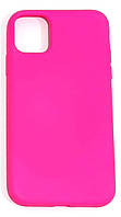 Чехол силиконовый "Original Silicone Case" для iPhone 11 pink-neon