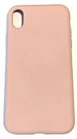 Чехол силиконовый "Original Silicone Case" для iPhone XR pink-sand