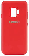 Чехол силиконовый "Original Silicone Case" для Samsung S9 (G960) красный