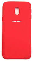 Чехол силиконовый "Original Silicone Case" для Samsung J330 / J3 2017 красный