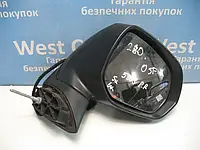 Дзеркало праве 6+5контактів червоне Peugeot 5008 з 2009 по2013