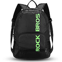 Ультралегкий велорюкзак RockBros H10 Black/Green (ZCS-BGH10-BG)