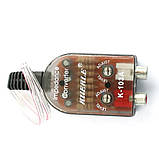 Перетворювач рівня аудіосигналу, високий у низький RCA для авто, фото 2