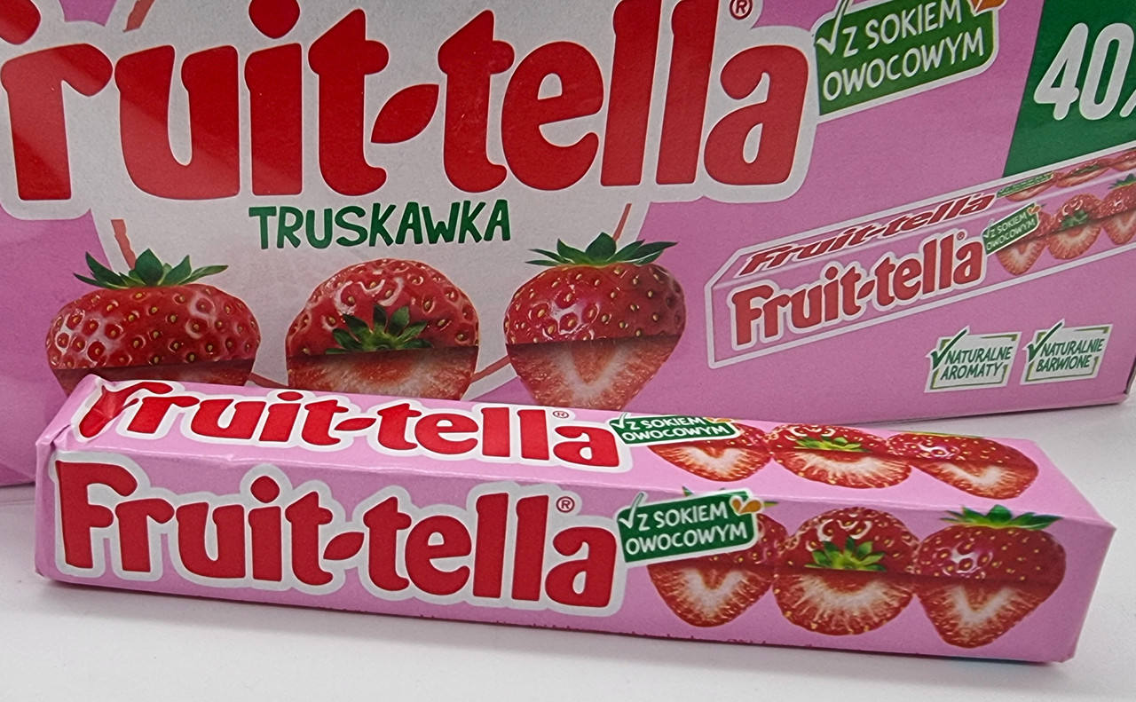 Жувальні цукерки Fruit-tella Фруттіла полунична