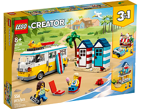 Конструктор LEGO Creator 3-in-1 Пляжний фургон 556 деталей (31138)