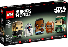 Конструктор LEGO BrickHeadz Disney Герої битви за Ендор 549 деталей (40623)