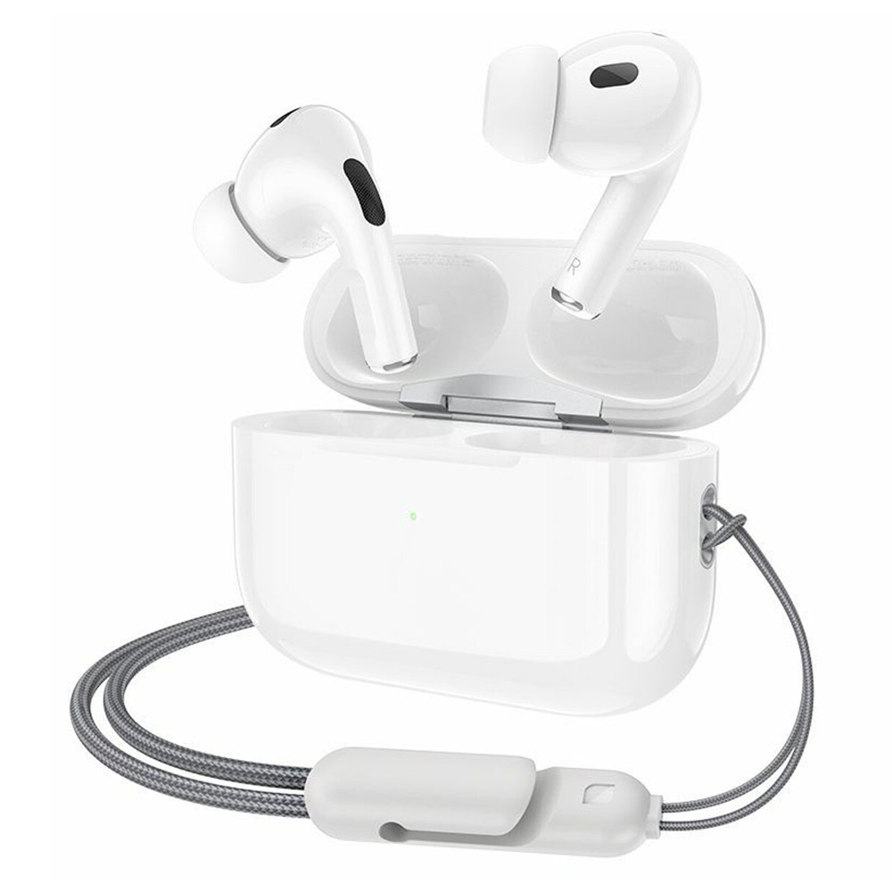 Навушники вакуумні безпровідні з мікрофоном Borofone BW32 Bluetooth в кейсі Білий (BW32W)
